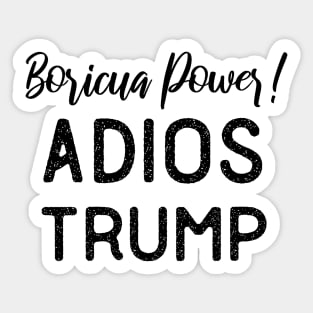 Funny Boricua Boriqua Power Adios Trump T-Shirt Mug Card Gifts Sticker